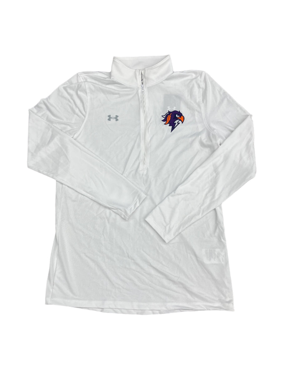 Under Armour Logo 1/2 Zip White Halifax Thunderbirds