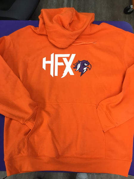 Orange HFX Hoodie Chest Logo