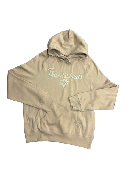 Campus Crew Sand Tonal Embroidered Hoodie