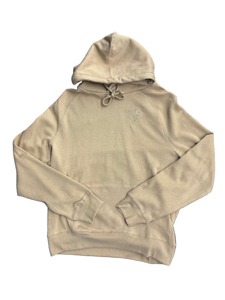 Campus Crew Sand Logo Embroidered Hoodie