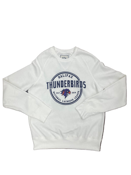 Campus Crew Cream Heritage Embroidered Crew Neck