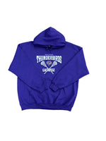 Gildan Lacrosse Sticks Purple Hoodie Adult & Youth