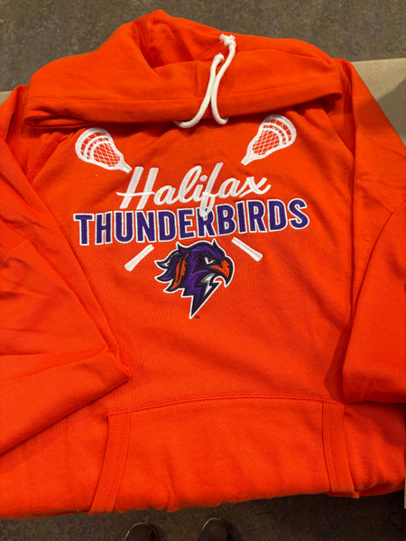 Campus Crew Orange Hoodie – Halifax Thunderbirds