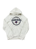 Campus Crew Oatmeal Embroidered Round Logo Hoodie