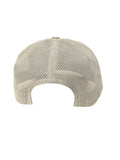 Silver Mesh SnapBack Trucker Hat with Embroidered Bird Head