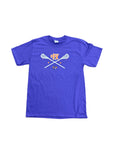Gildan Purple HFX Lacrosse Sticks Youth Tee
