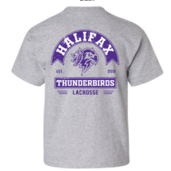 BarDown Grey Arch Back Logo Tee Youth & Adult