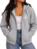 Levelwear Grey Full Zip with Chenille Logo