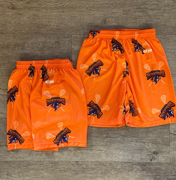 Youth All Over Print Shorts - Orange