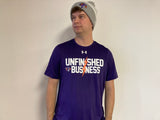 Thunderbirds Unfinished Business Purple UA Tee