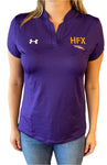 Under Armour Women's HFX Performance Polo - Purple