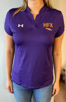 Under Armour Women's HFX Performance Polo - Purple