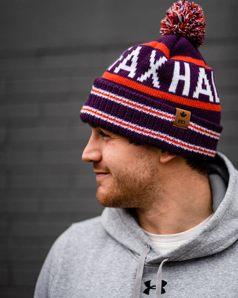 BarDown Purple & Orange Toque